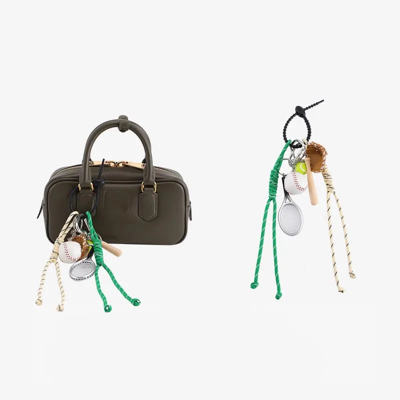 Sports League Cord Bag Charm