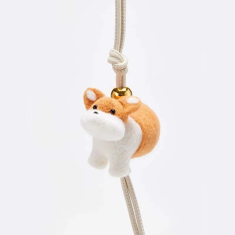 Wildlife Felt Bag Charm