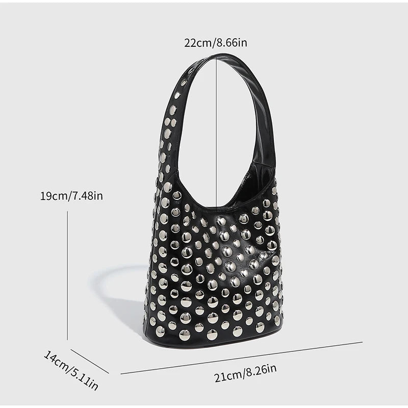 Rita studded hobo