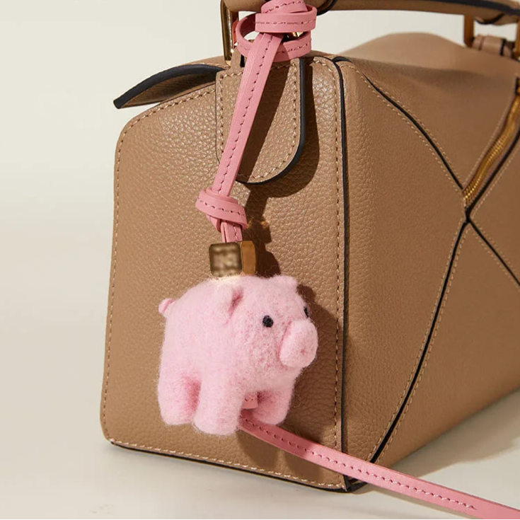 Wildlife Felt Bag Charm