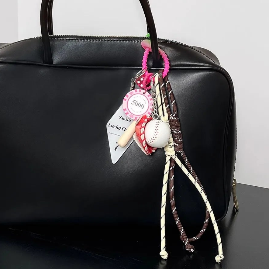 Sports League Cord Bag Charm