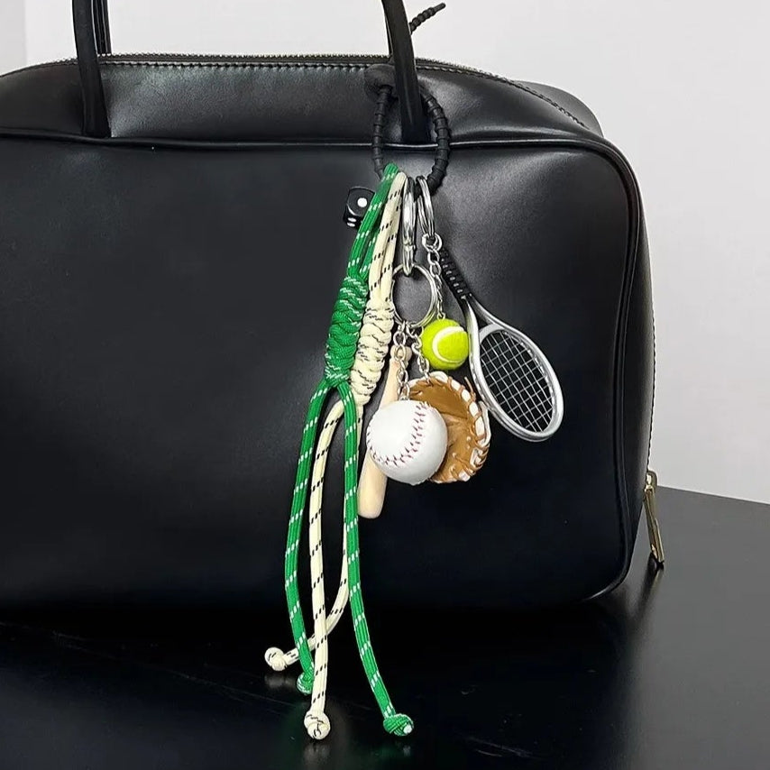 Sports League Cord Bag Charm