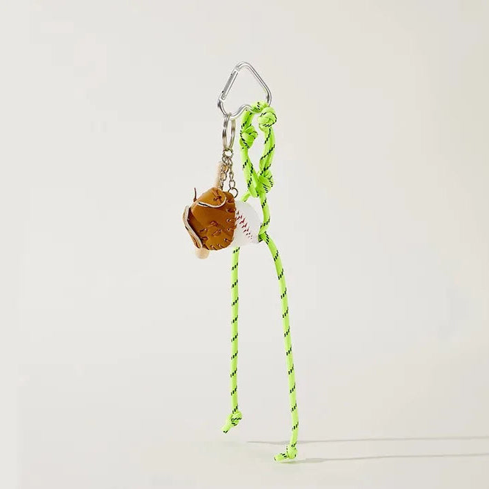 Baseball Cord Bag Charm
