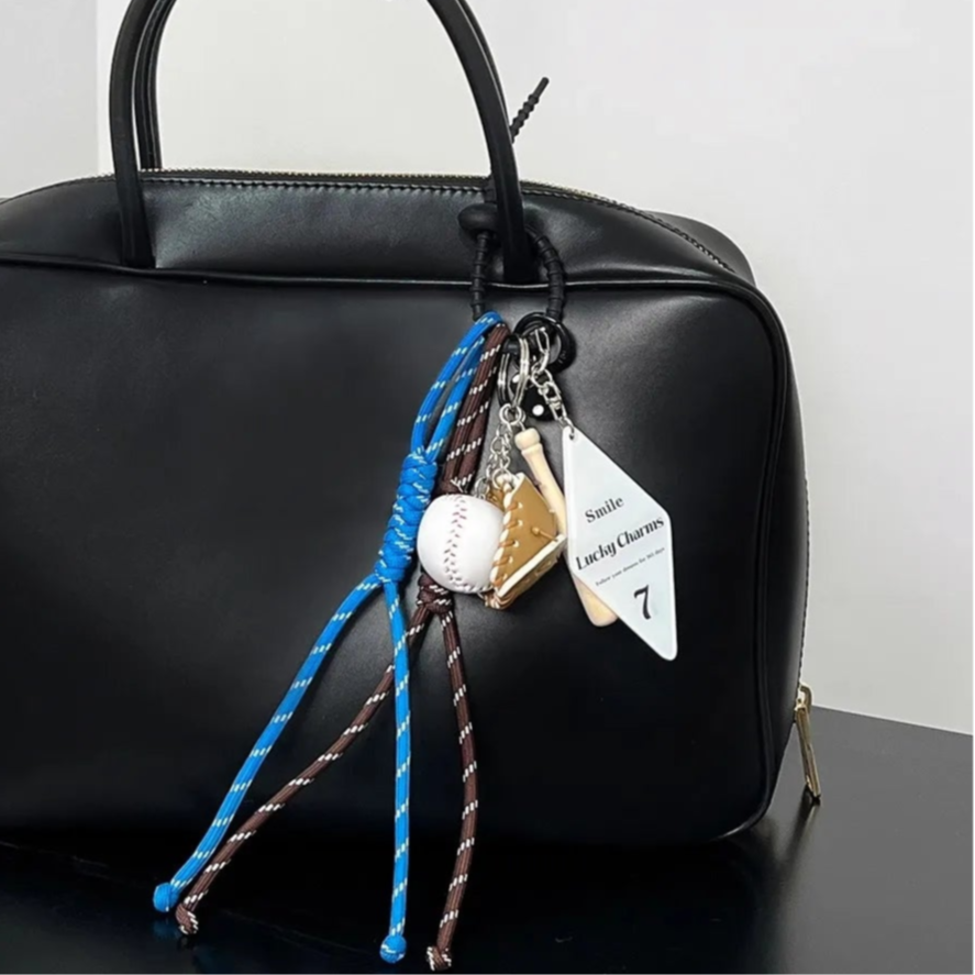 Sports League Cord Bag Charm