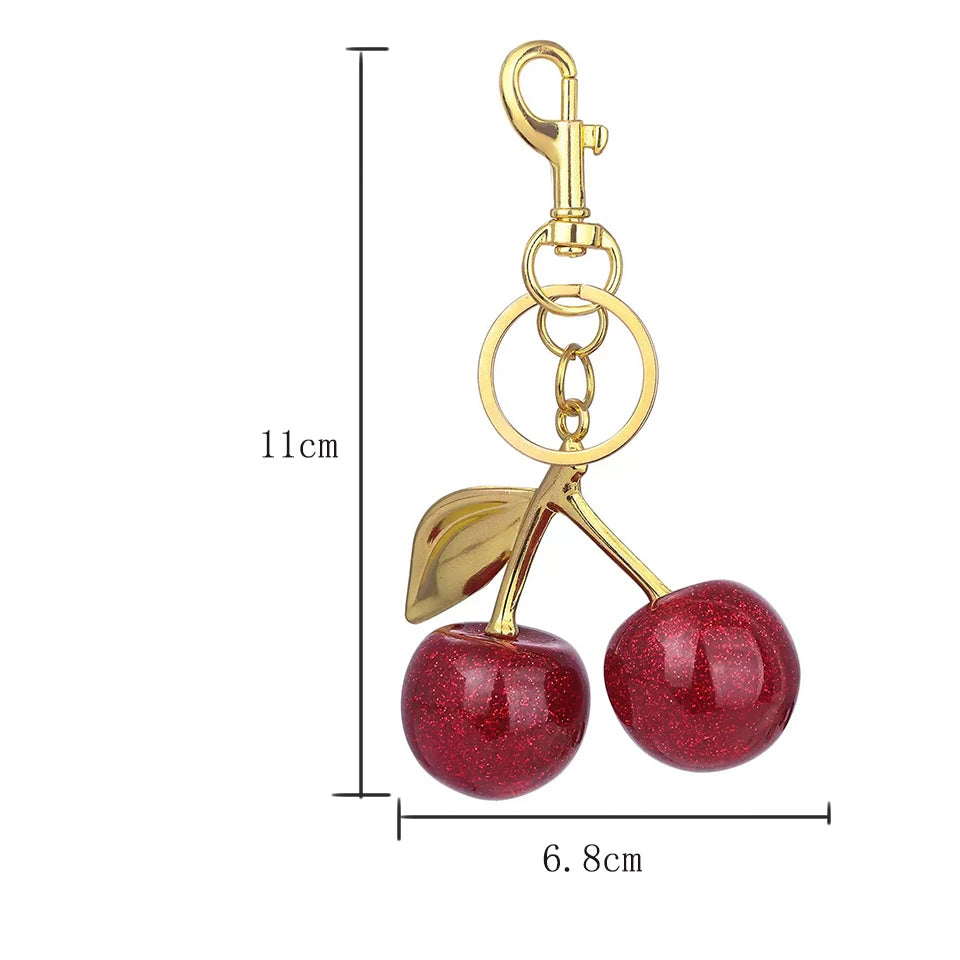 Red Cherry Bag Charm