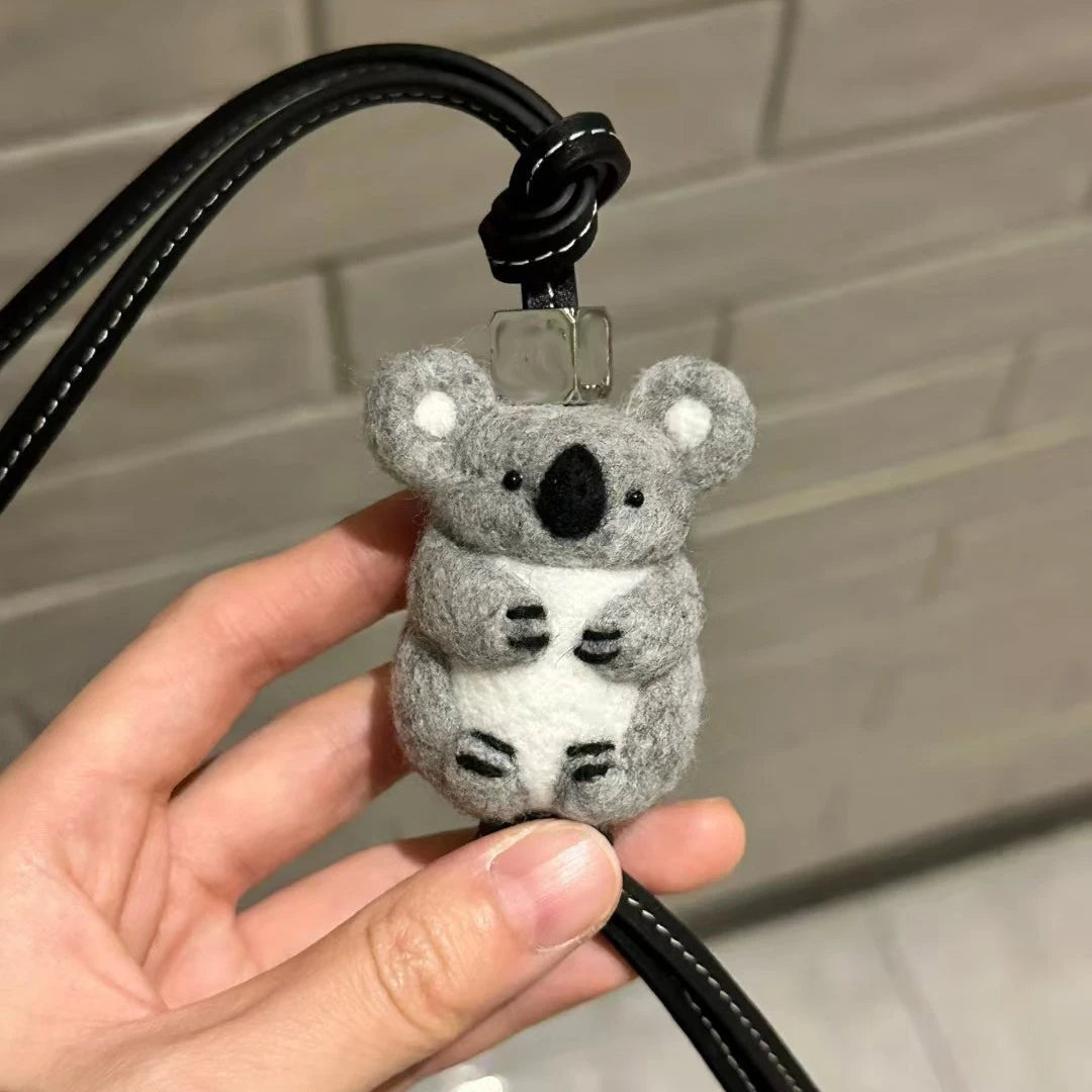 Wildlife Felt Bag Charm