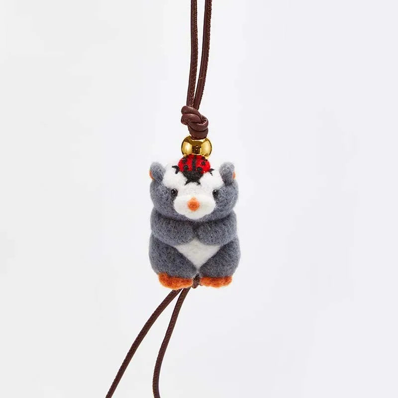 Wildlife Felt Bag Charm