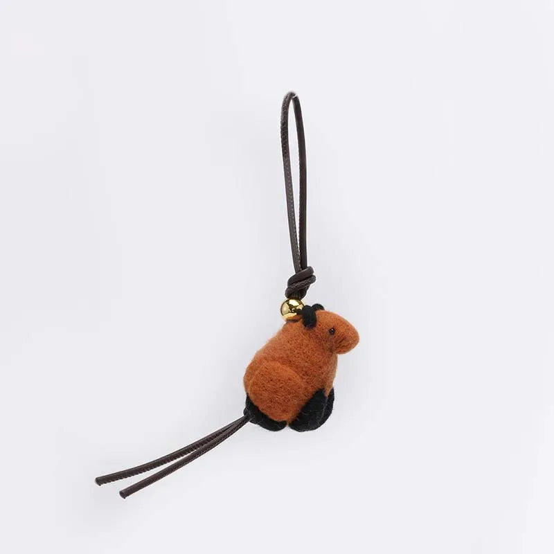 Wildlife Felt Bag Charm