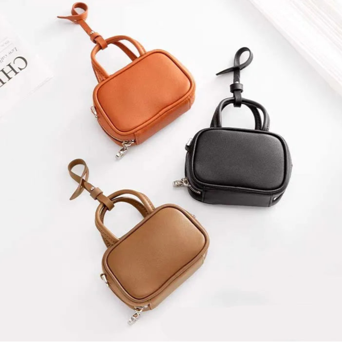 Micro Purse Leather Bag Charm