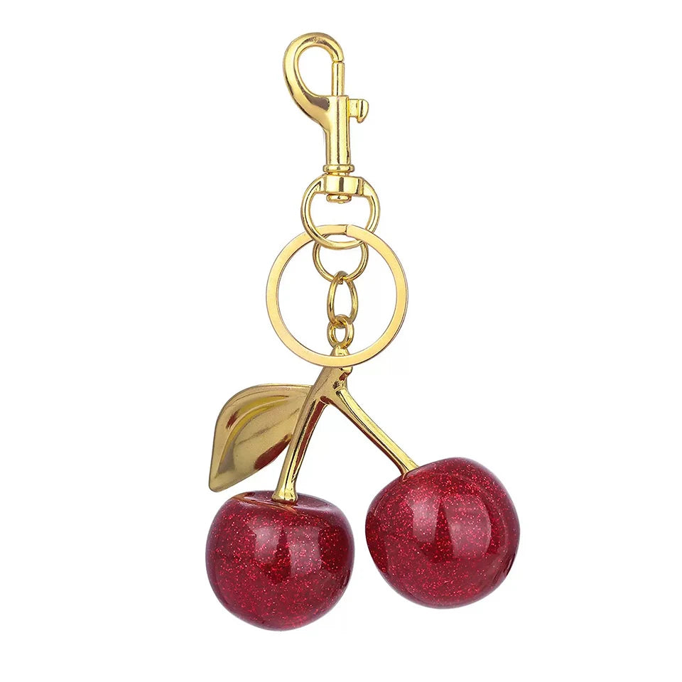 Red Cherry Bag Charm