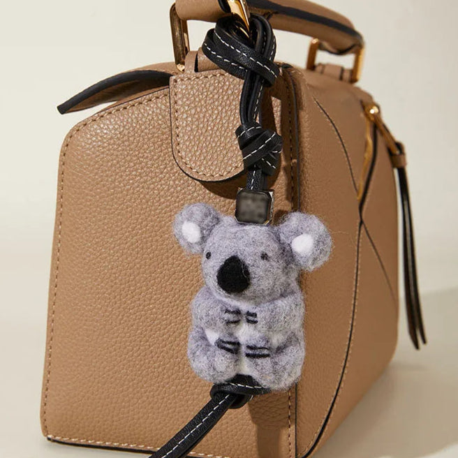 Wildlife Felt Bag Charm