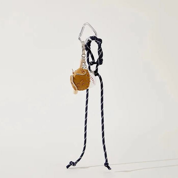 Baseball Cord Bag Charm