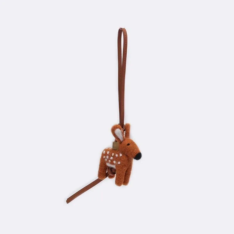 Wildlife Felt Bag Charm